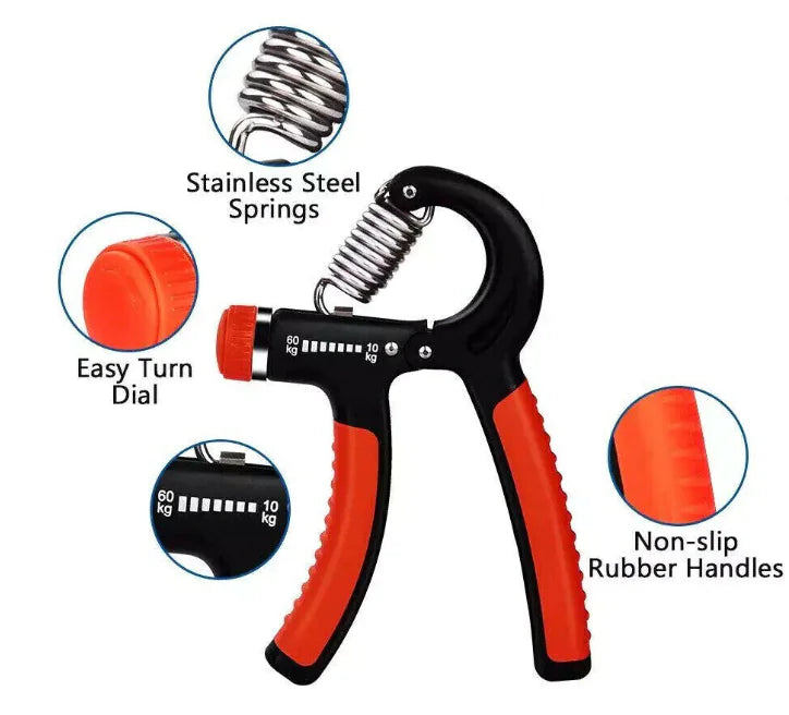 Hand Grip Strength Power Trainer Gripper Strengthener