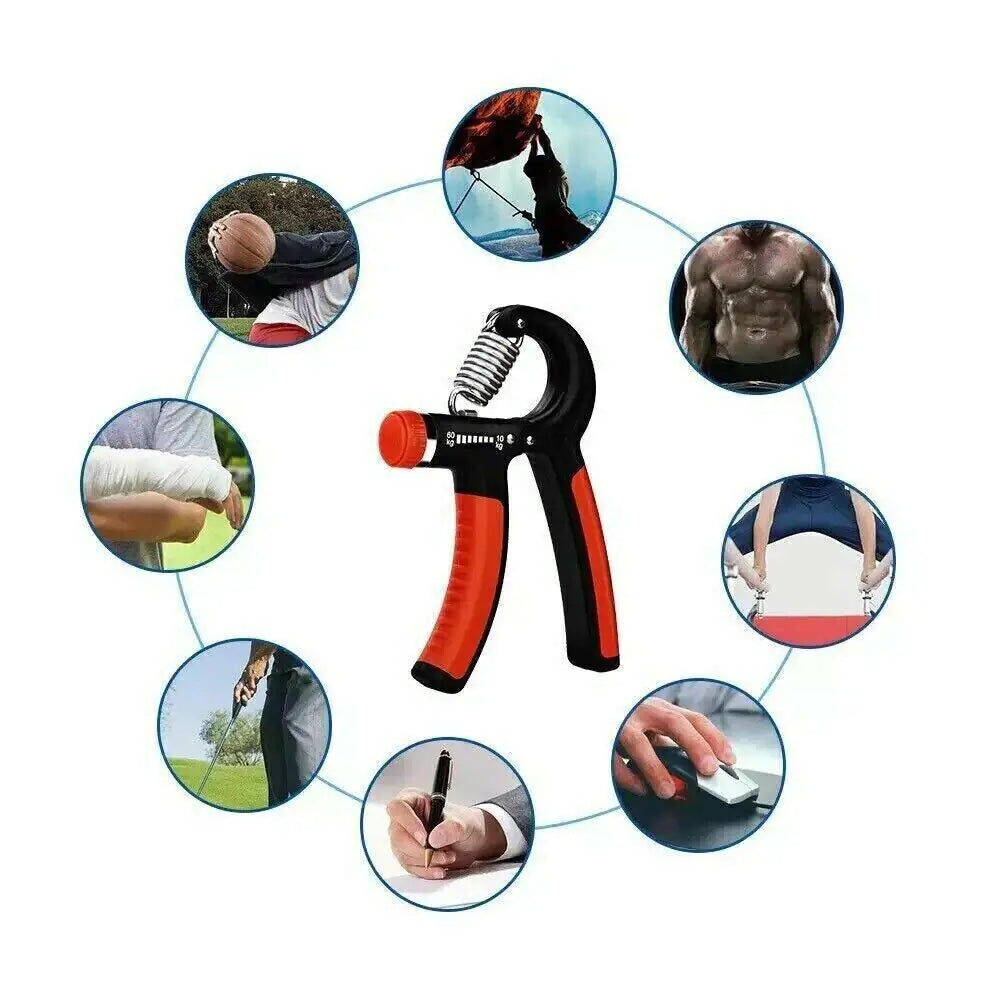 Hand Grip Strength Power Trainer Gripper Strengthener