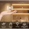 Hand Sweep LED Strip Lights 1M 2M 3M 4M 5M 10M LED Strip with Hand Sweep Motion Sensor Switch for Kitchen Stairs Wardrobe
