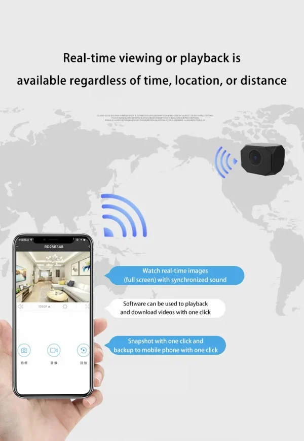 S7b92c12b3c9443b08d5323f7192d17bfL.webp Lenovo Portable Waterproof Remote Monitoring Mini Camera - 4K HD WiFi IP AP New Smart Home Camcorder Surveillance Security Cam