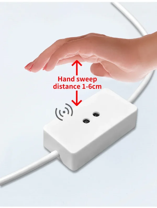 Hand Sweep LED Strip Lights 1M 2M 3M 4M 5M 10M LED Strip with Hand Sweep Motion Sensor Switch for Kitchen Stairs Wardrobe