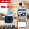 Lenovo Portable Waterproof Remote Monitoring Mini Camera - 4K HD WiFi IP AP New Smart Home Camcorder Surveillance Security Cam 